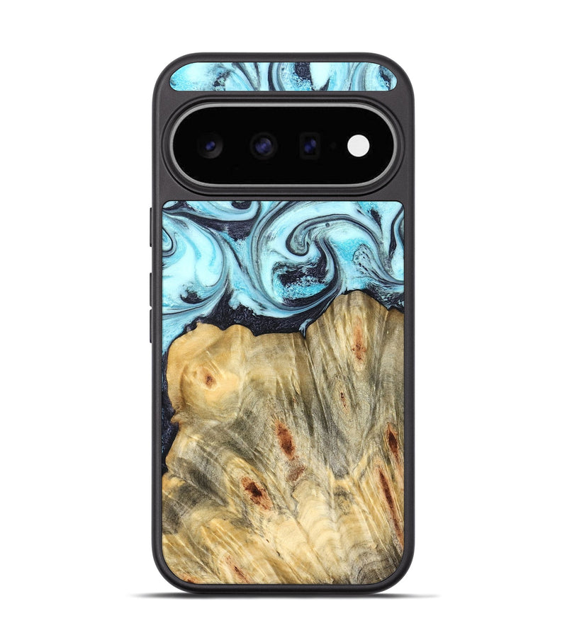 Pixel 11 Wood Phone Case - Meda (Blue, 826268)