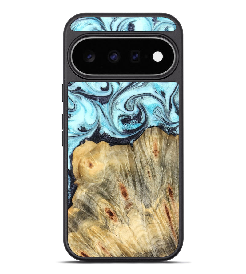 Pixel 11 Pro XL Wood Phone Case - Meda (Blue, 826268)