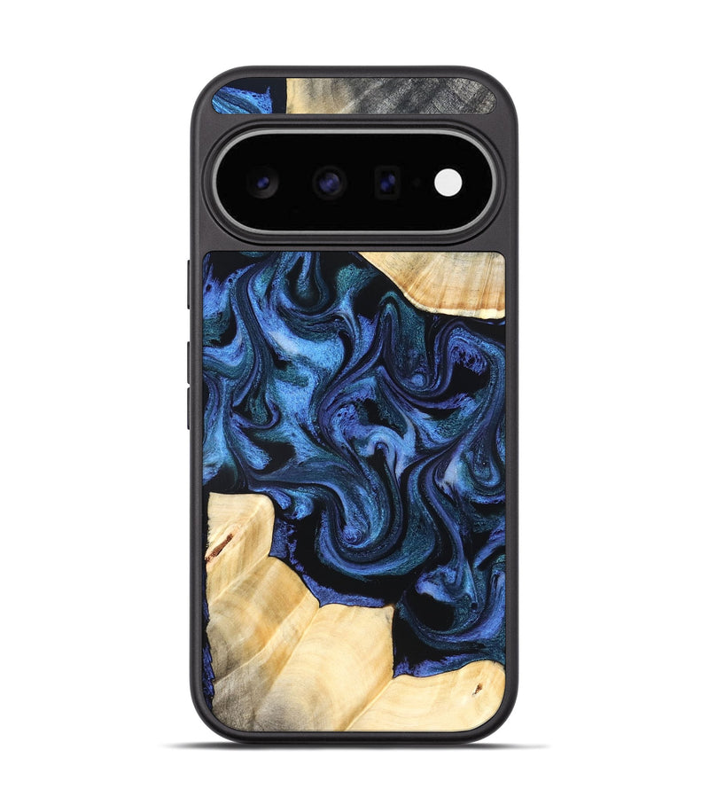 Pixel 11 Wood Phone Case - Roxann (Blue, 826270)