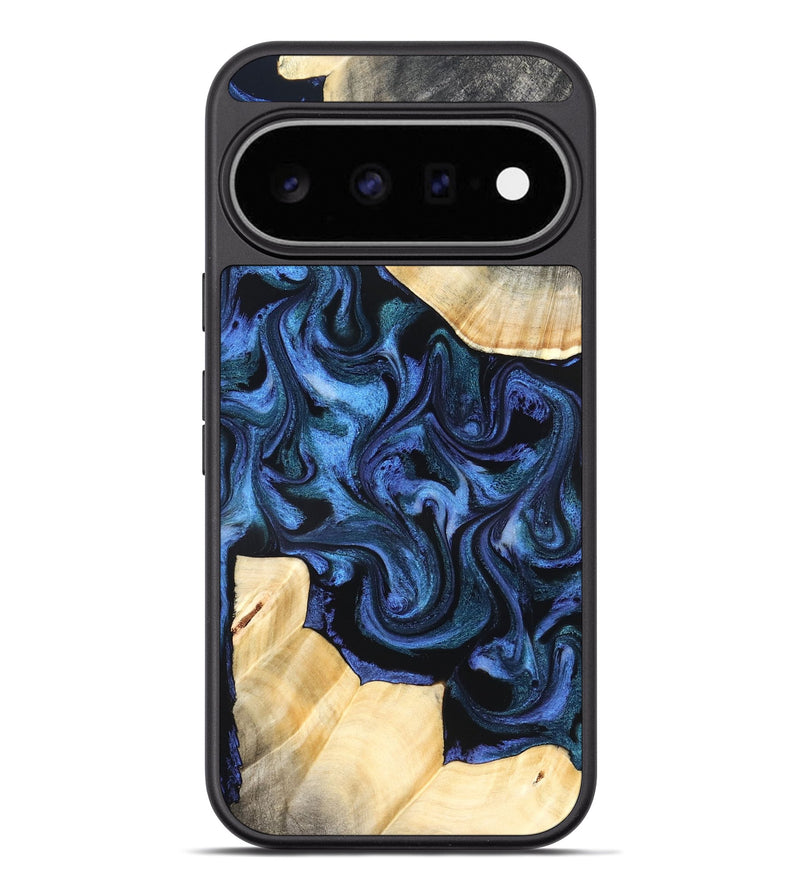 Pixel 11 Pro XL Wood Phone Case - Roxann (Blue, 826270)