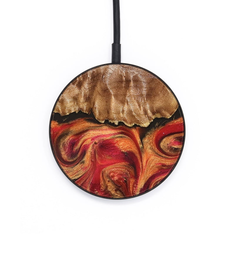 Circle Wood Wireless Charger - Lorelai (Red, 826286)
