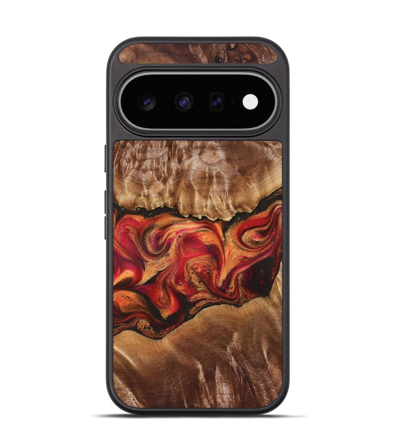 Pixel 11 Wood Phone Case - Lorelai (Red, 826286)
