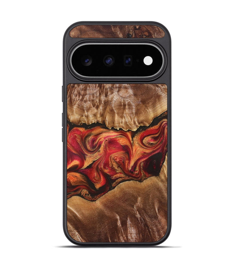 Pixel 11 Pro Wood Phone Case - Lorelai (Red, 826286)