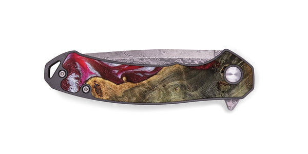 EDC Wood Pocket Knife - Cherie (Red, 826287)