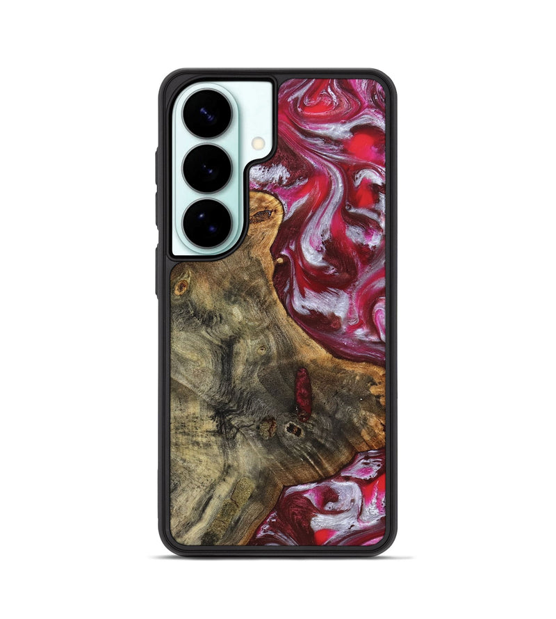 Galaxy S26 Wood Phone Case - Cherie (Red, 826287)