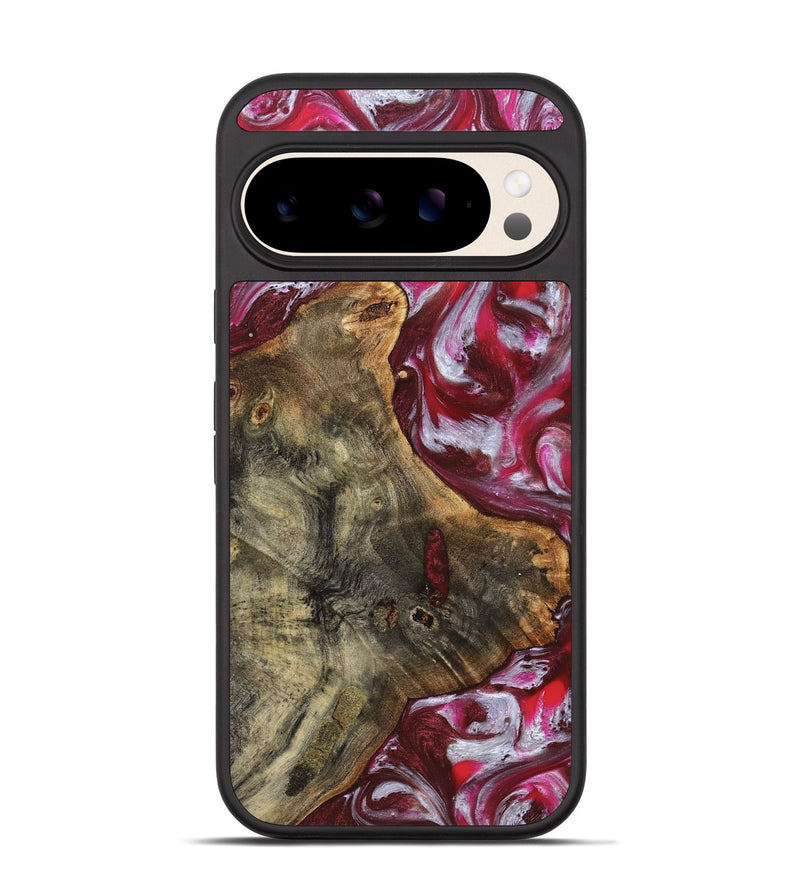 Pixel 10 Wood Phone Case - Cherie (Red, 826287)
