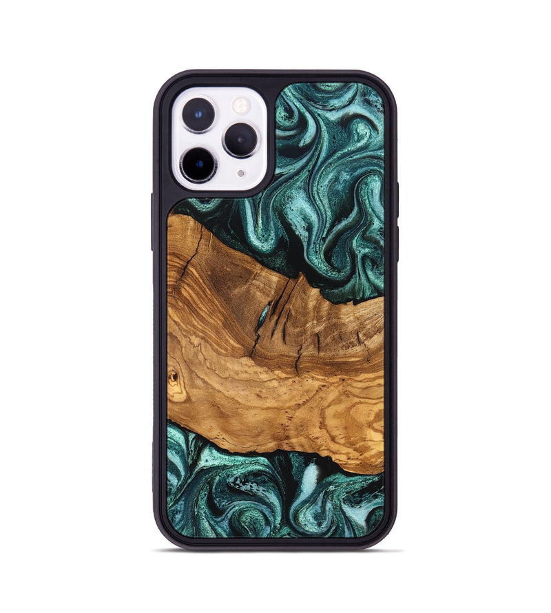 iPhone 11 Pro Wood Phone Case - Enid (Ancient Olive, 826301)