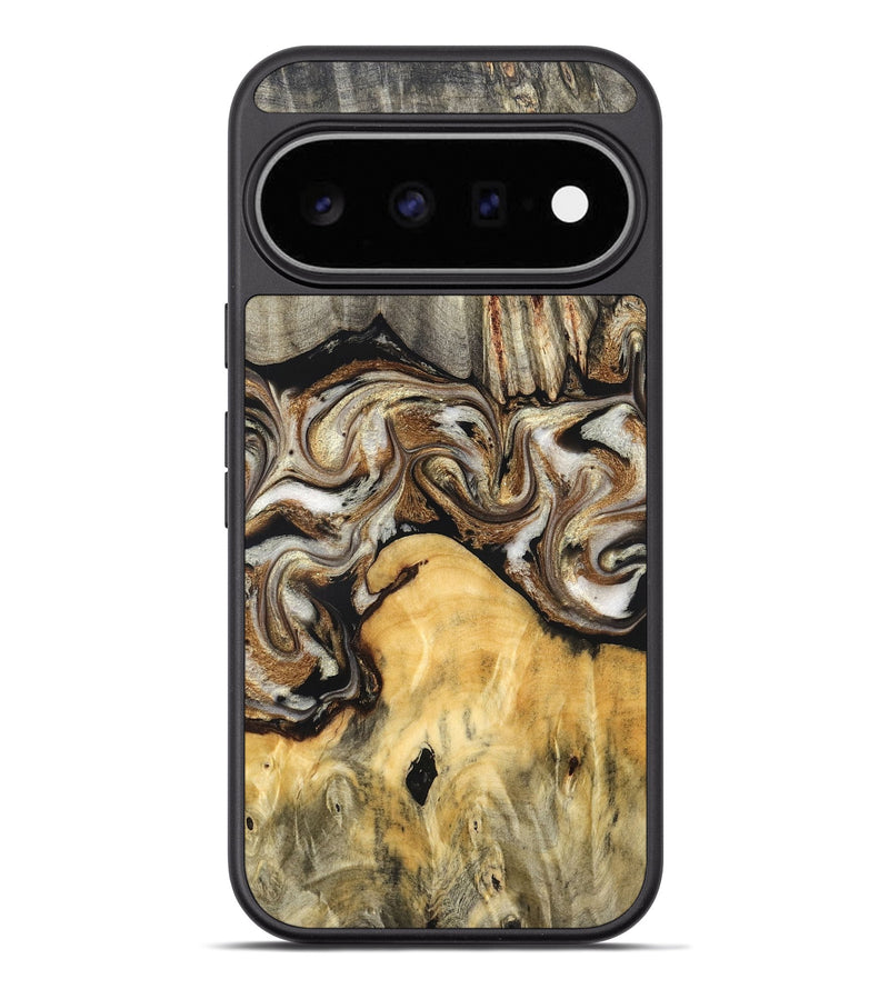 Pixel 11 Pro XL Wood Phone Case - Aleta (Black & White, 826304)