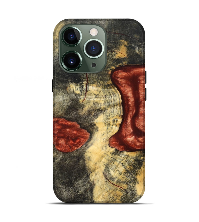 iPhone 13 Pro Wood Live Edge Phone Case - Jasiah (Solid Wood, 826306)