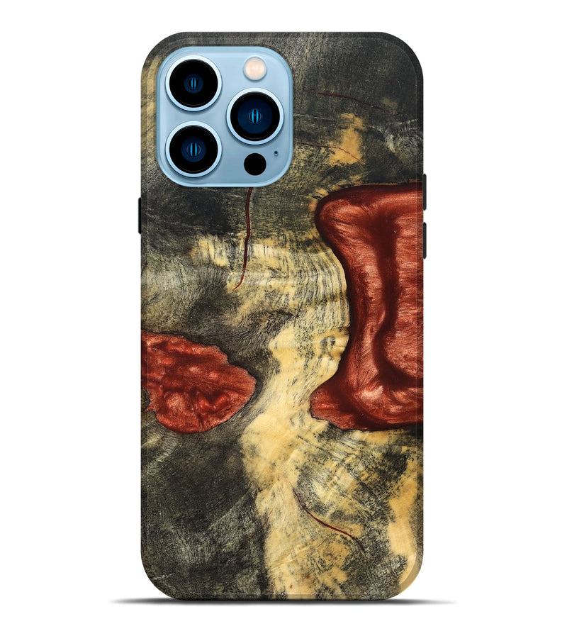 iPhone 14 Pro Max Wood Live Edge Phone Case - Jasiah (Solid Wood, 826306)