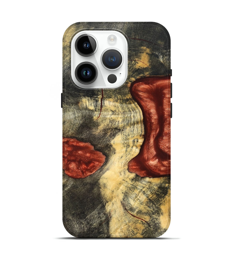 iPhone 15 Pro Wood Live Edge Phone Case - Jasiah (Solid Wood, 826306)