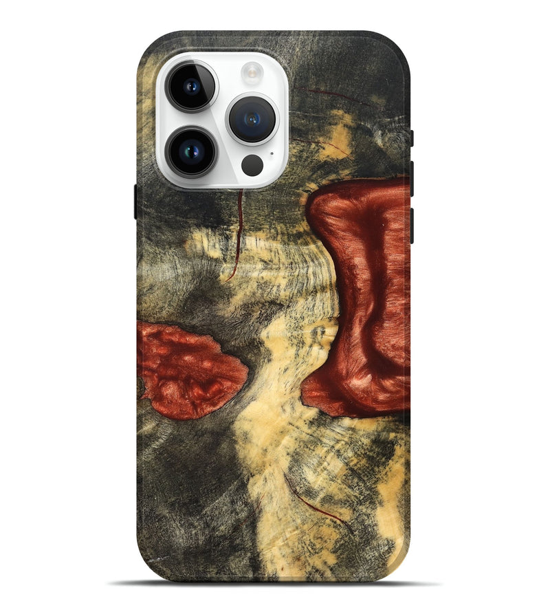 iPhone 15 Pro Max Wood Live Edge Phone Case - Jasiah (Solid Wood, 826306)