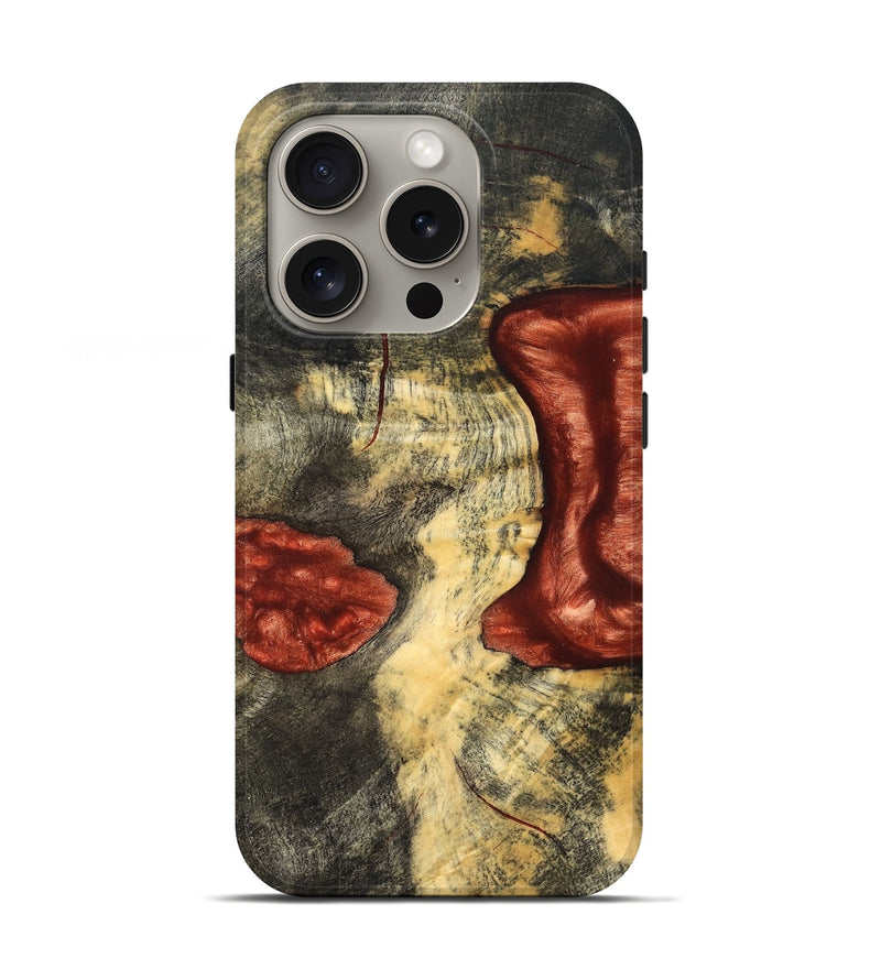iPhone 16 Pro Wood Live Edge Phone Case - Jasiah (Solid Wood, 826306)
