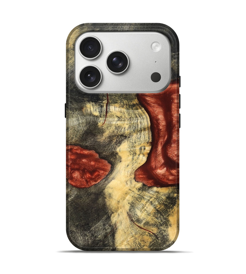 iPhone 17 Pro Wood Live Edge Phone Case - Jasiah (Solid Wood, 826306)