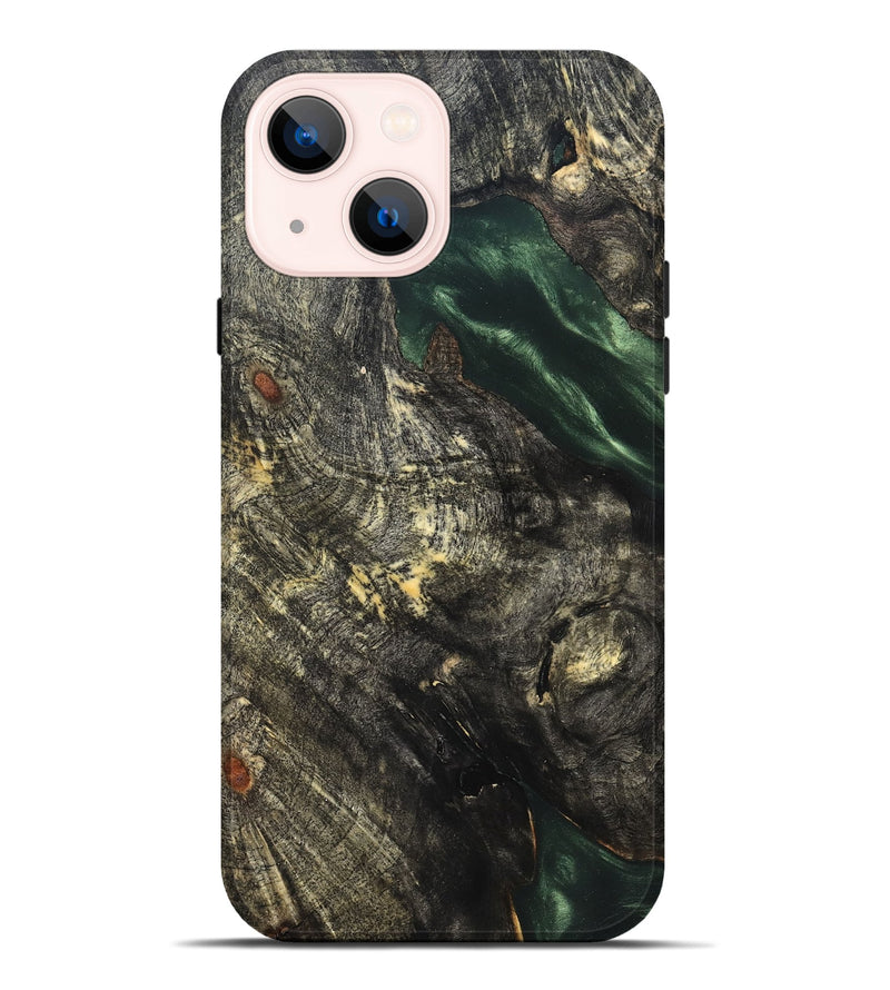 iPhone 14 Plus Wood Live Edge Phone Case - Keenan (Solid Wood, 826307)