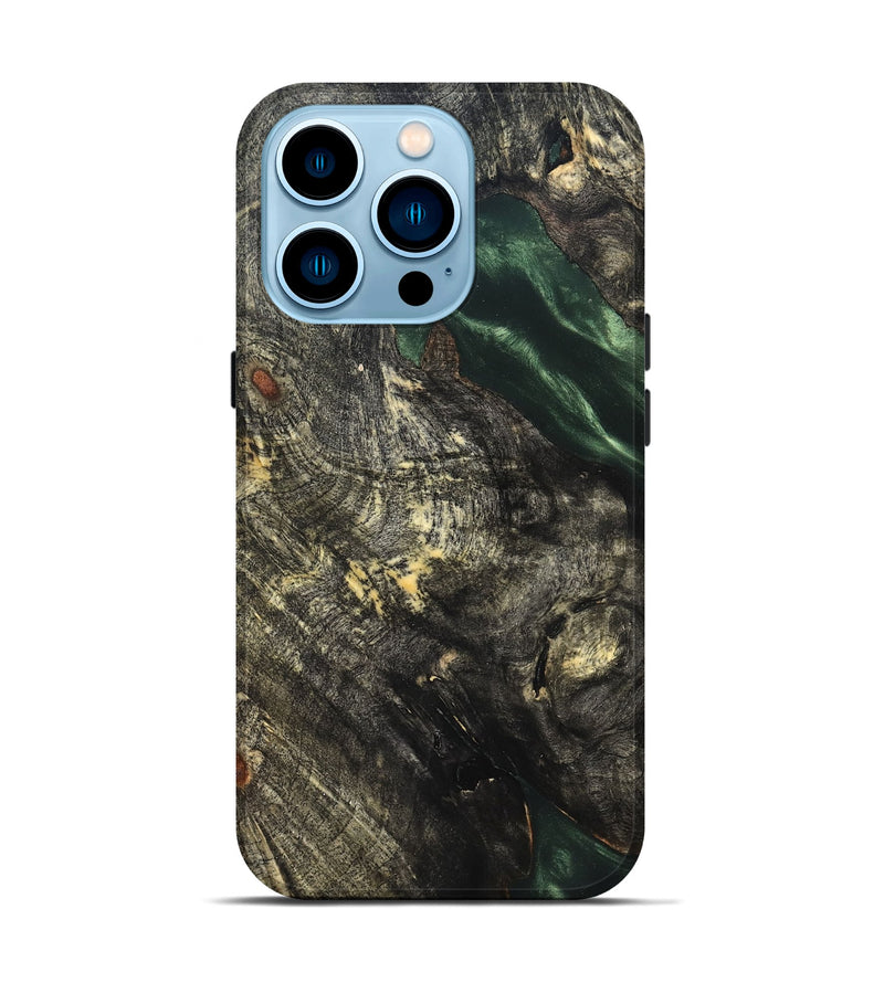 iPhone 14 Pro Wood Live Edge Phone Case - Keenan (Solid Wood, 826307)
