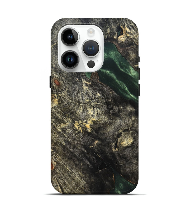 iPhone 15 Pro Wood Live Edge Phone Case - Keenan (Solid Wood, 826307)