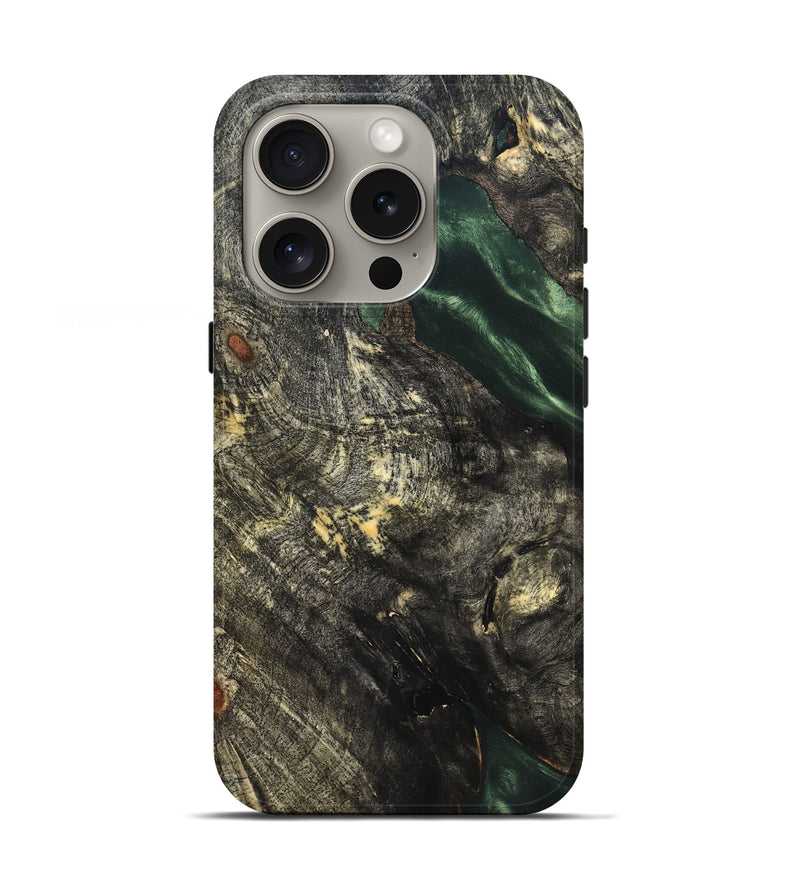 iPhone 16 Pro Wood Live Edge Phone Case - Keenan (Solid Wood, 826307)