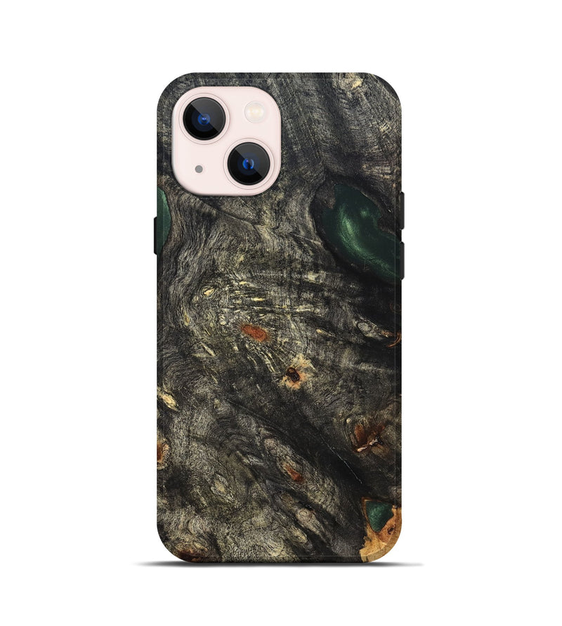 iPhone 13 mini Wood Live Edge Phone Case - Vienna (Solid Wood, 826309)