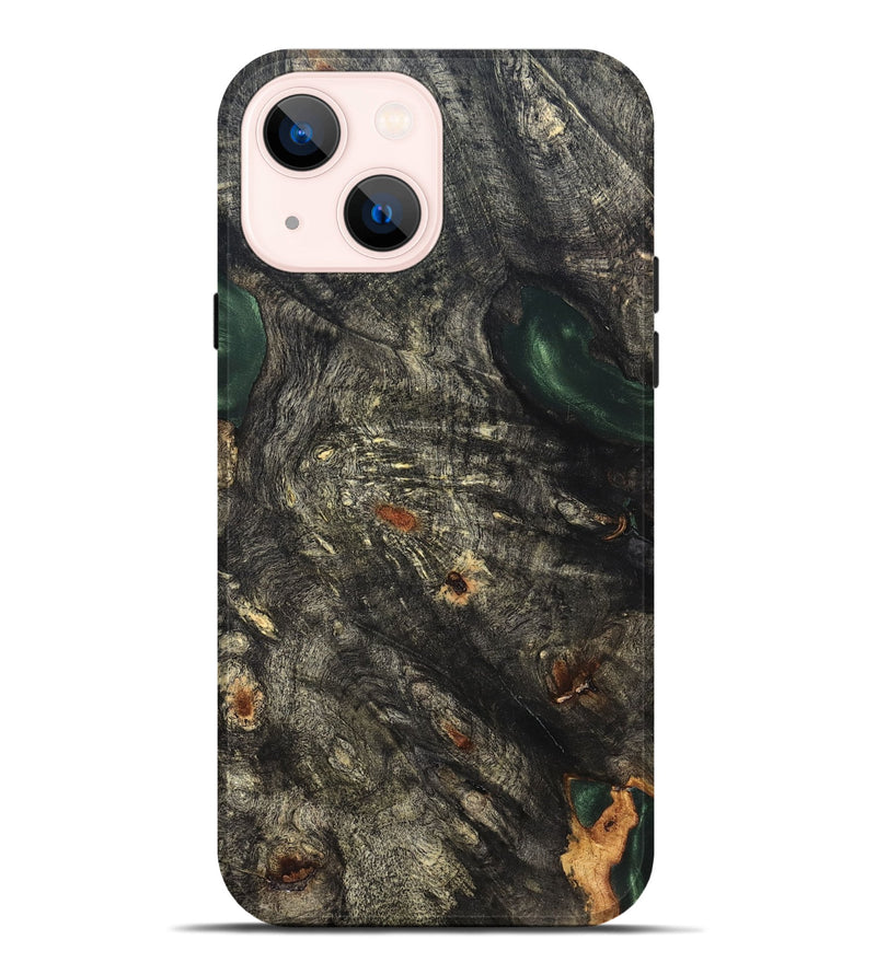 iPhone 14 Plus Wood Live Edge Phone Case - Vienna (Solid Wood, 826309)