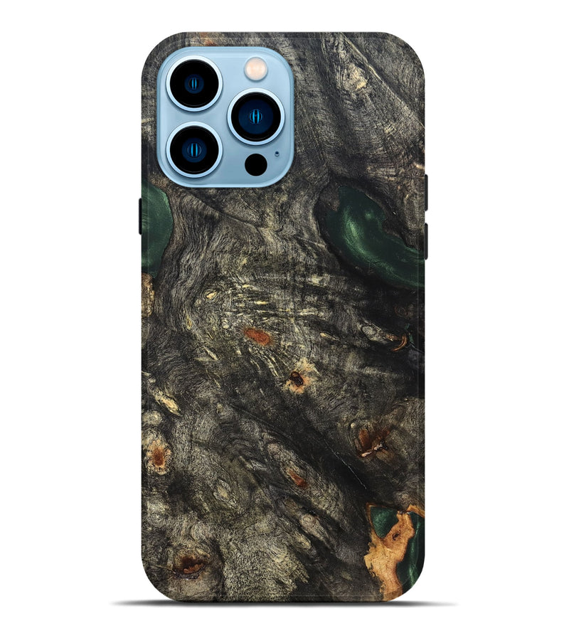 iPhone 14 Pro Max Wood Live Edge Phone Case - Vienna (Solid Wood, 826309)