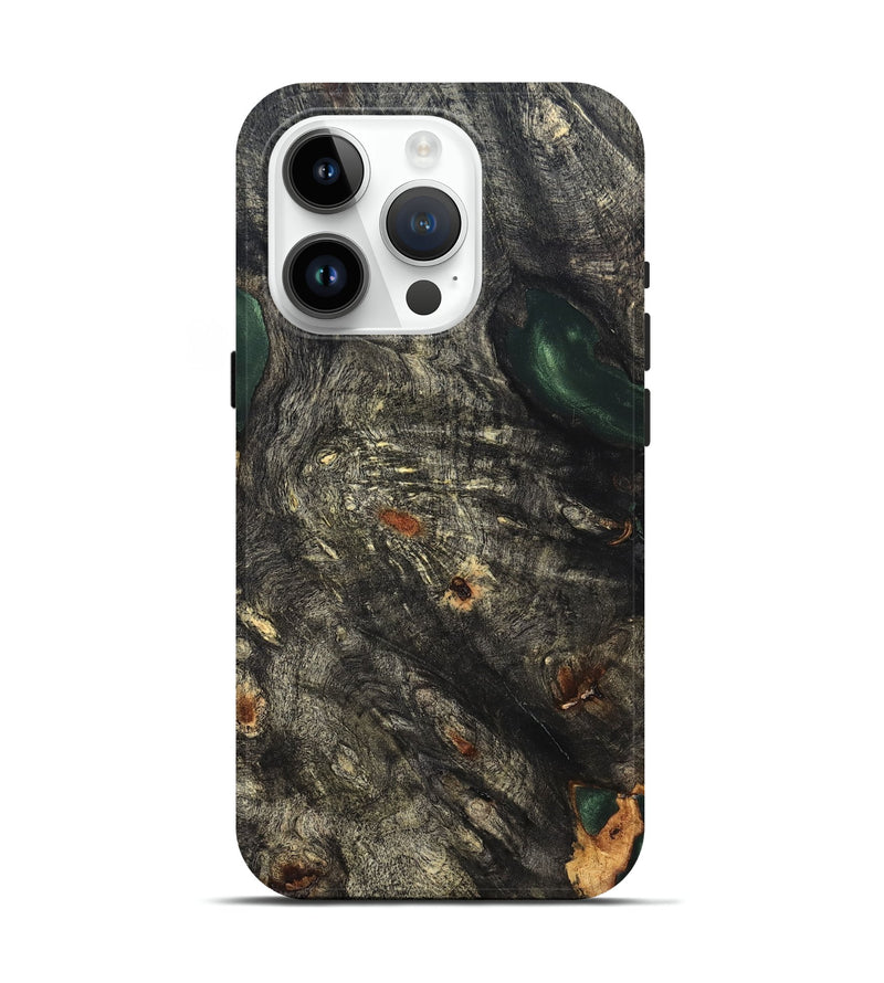 iPhone 15 Pro Wood Live Edge Phone Case - Vienna (Solid Wood, 826309)