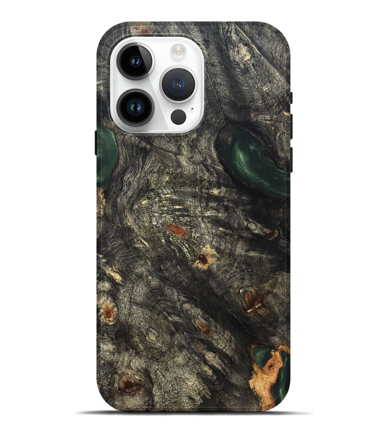 iPhone 15 Pro Max Wood Live Edge Phone Case - Vienna (Solid Wood, 826309)