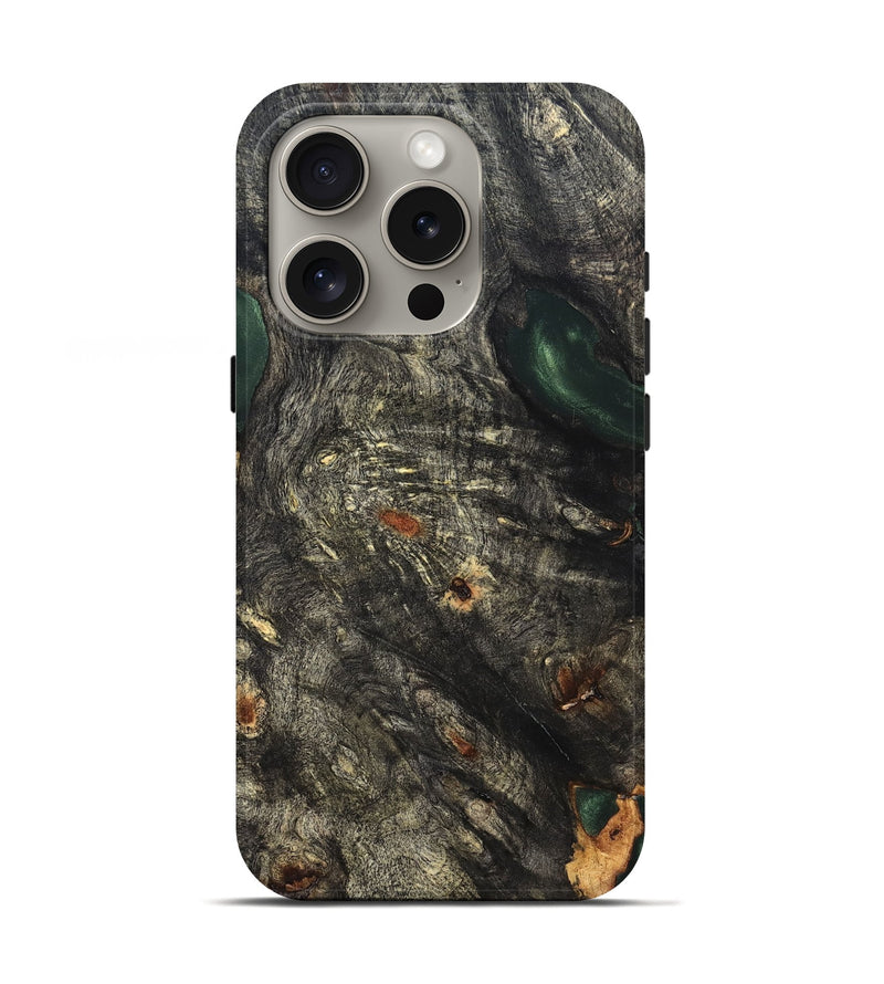 iPhone 16 Pro Wood Live Edge Phone Case - Vienna (Solid Wood, 826309)