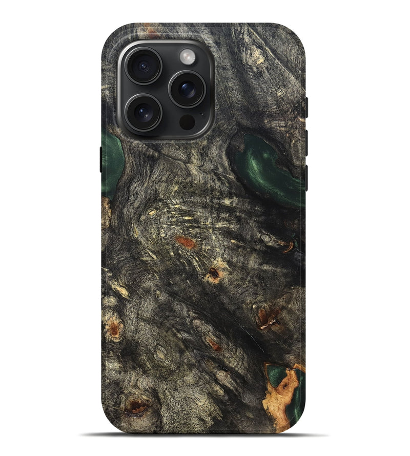 iPhone 16 Pro Max Wood Live Edge Phone Case - Vienna (Solid Wood, 826309)
