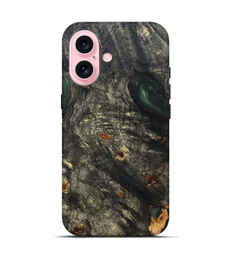 iPhone 17 Wood Live Edge Phone Case - Vienna (Solid Wood, 826309)
