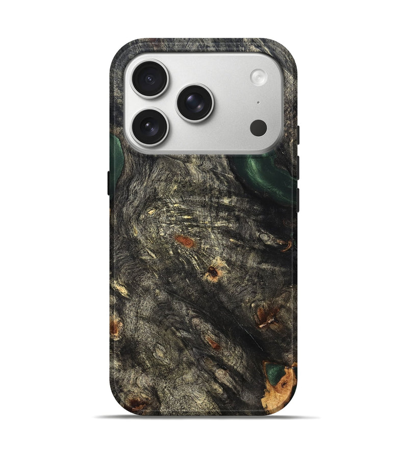 iPhone 17 Pro Wood Live Edge Phone Case - Vienna (Solid Wood, 826309)