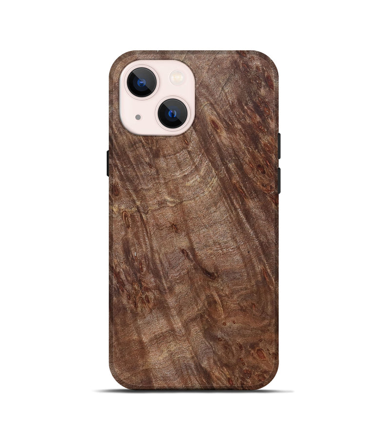 iPhone 13 mini Wood Live Edge Phone Case - Yasmeen (Solid Wood, 826310)