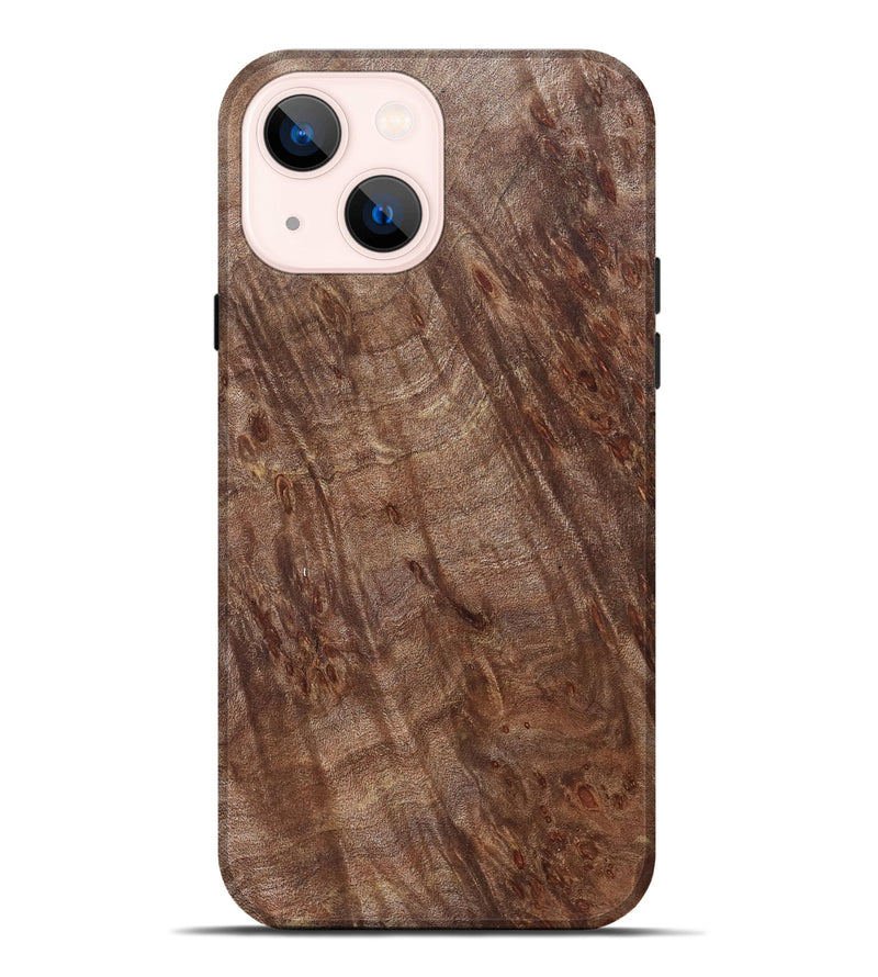 iPhone 14 Plus Wood Live Edge Phone Case - Yasmeen (Solid Wood, 826310)