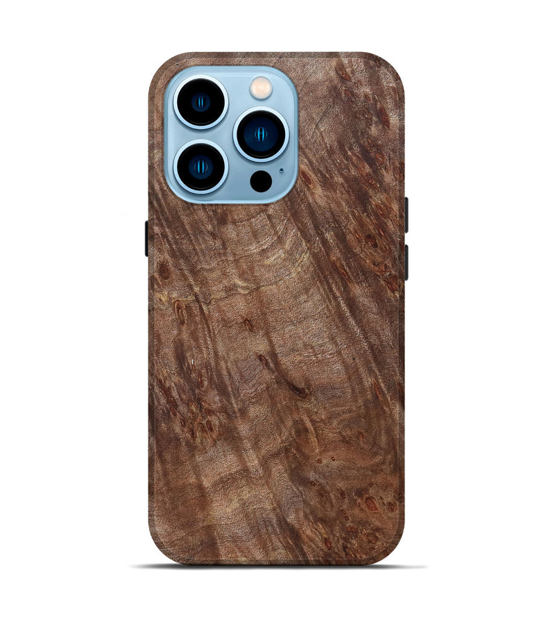 iPhone 14 Pro Wood Live Edge Phone Case - Yasmeen (Solid Wood, 826310)