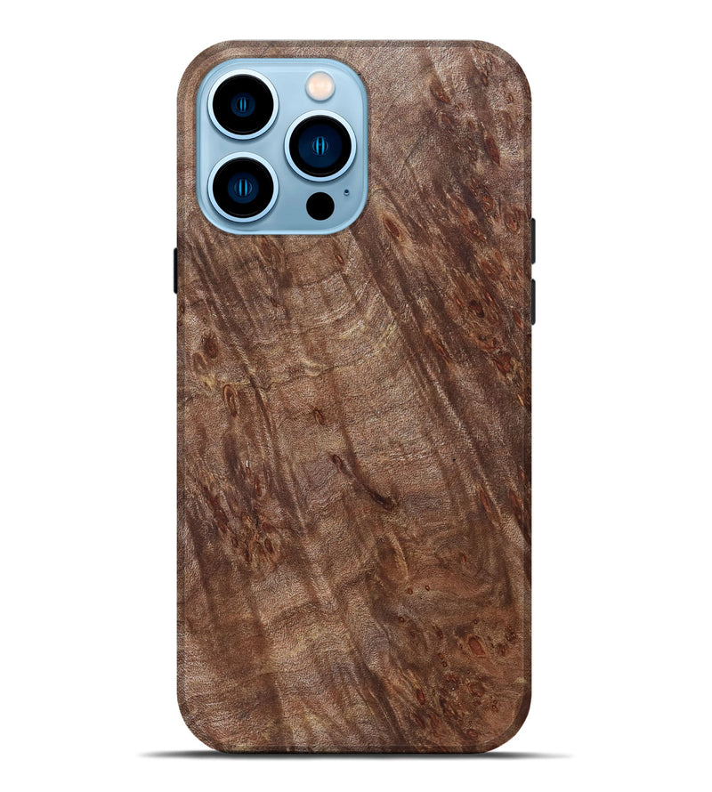 iPhone 14 Pro Max Wood Live Edge Phone Case - Yasmeen (Solid Wood, 826310)