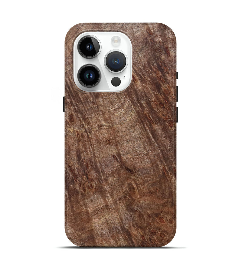 iPhone 15 Pro Wood Live Edge Phone Case - Yasmeen (Solid Wood, 826310)