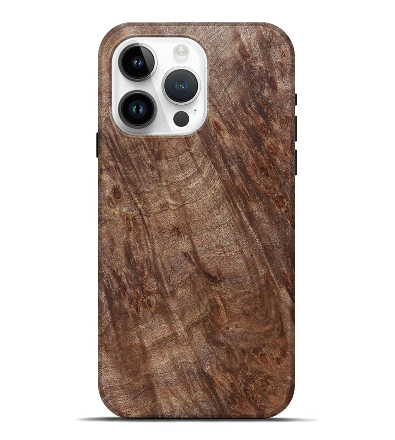 iPhone 15 Pro Max Wood Live Edge Phone Case - Yasmeen (Solid Wood, 826310)