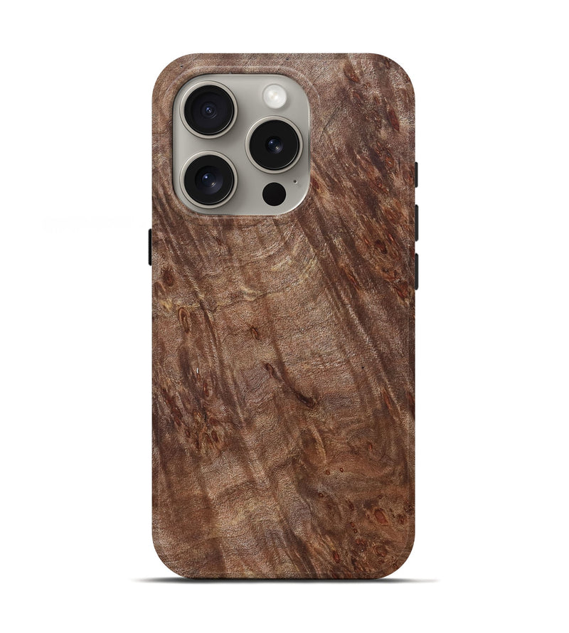 iPhone 16 Pro Wood Live Edge Phone Case - Yasmeen (Solid Wood, 826310)