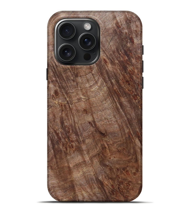 iPhone 16 Pro Max Wood Live Edge Phone Case - Yasmeen (Solid Wood, 826310)