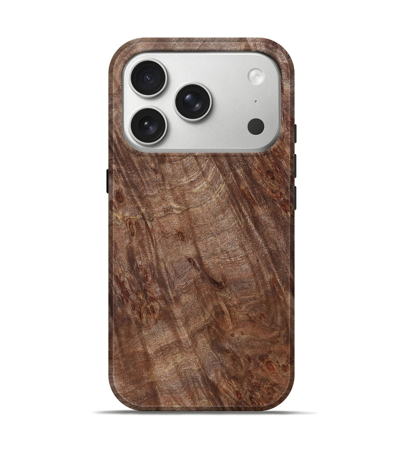 iPhone 17 Pro Wood Live Edge Phone Case - Yasmeen (Solid Wood, 826310)