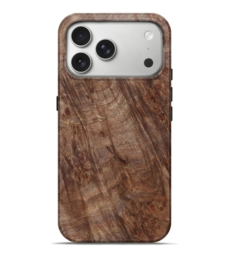 iPhone 17 Pro Max Wood Live Edge Phone Case - Yasmeen (Solid Wood, 826310)