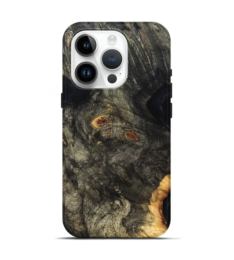 iPhone 15 Pro Wood Live Edge Phone Case - Urban (Solid Wood, 826311)