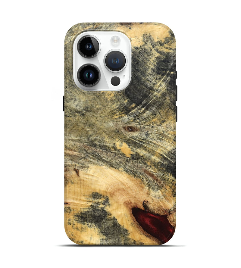 iPhone 15 Pro Wood Live Edge Phone Case - Eldon (Solid Wood, 826312)
