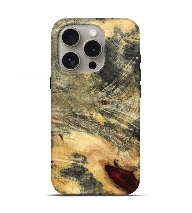 iPhone 16 Pro Wood Live Edge Phone Case - Eldon (Solid Wood, 826312)