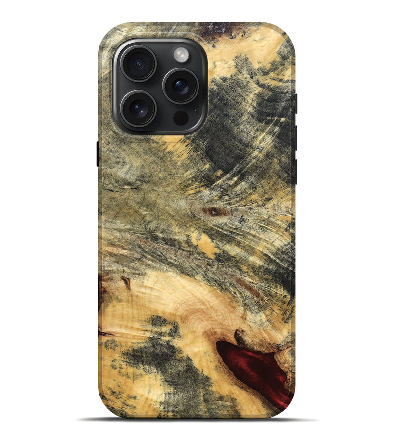 iPhone 16 Pro Max Wood Live Edge Phone Case - Eldon (Solid Wood, 826312)