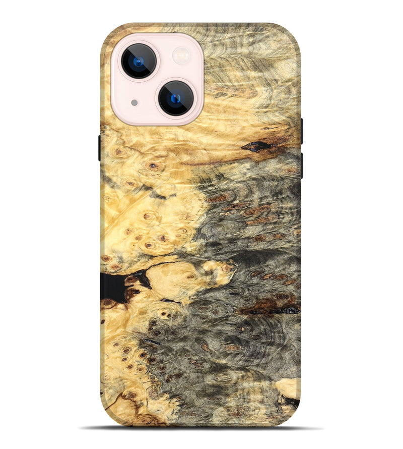 iPhone 14 Plus Wood Live Edge Phone Case - Carie (Solid Wood, 826313)