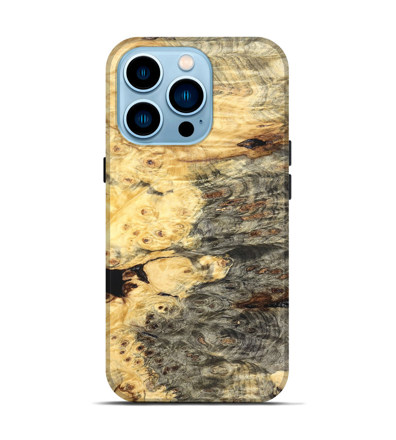 iPhone 14 Pro Wood Live Edge Phone Case - Carie (Solid Wood, 826313)