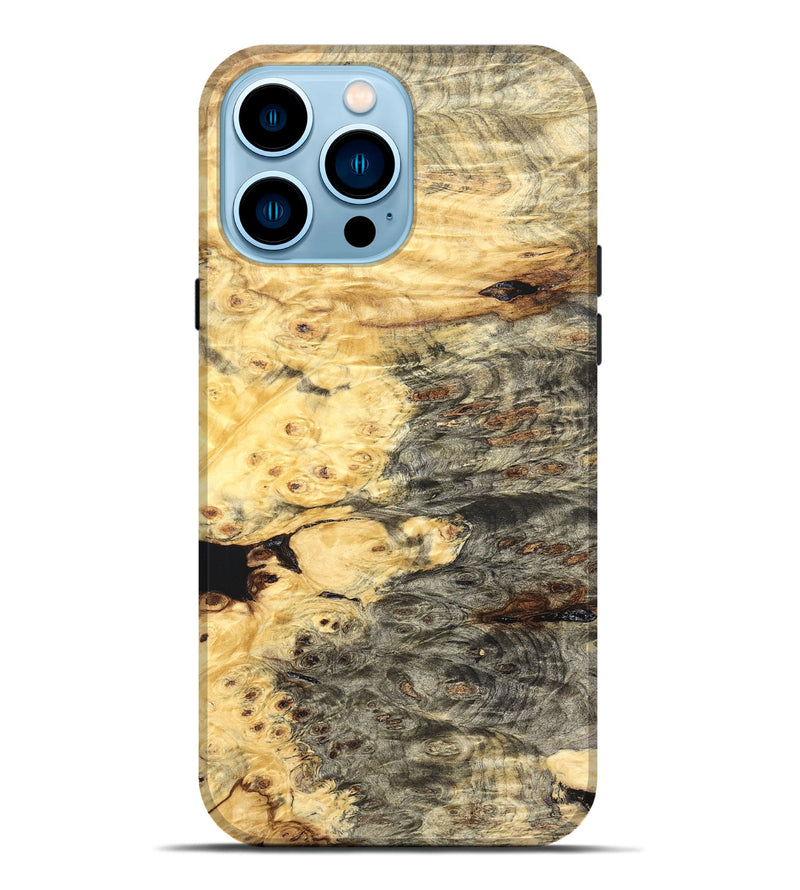 iPhone 14 Pro Max Wood Live Edge Phone Case - Carie (Solid Wood, 826313)