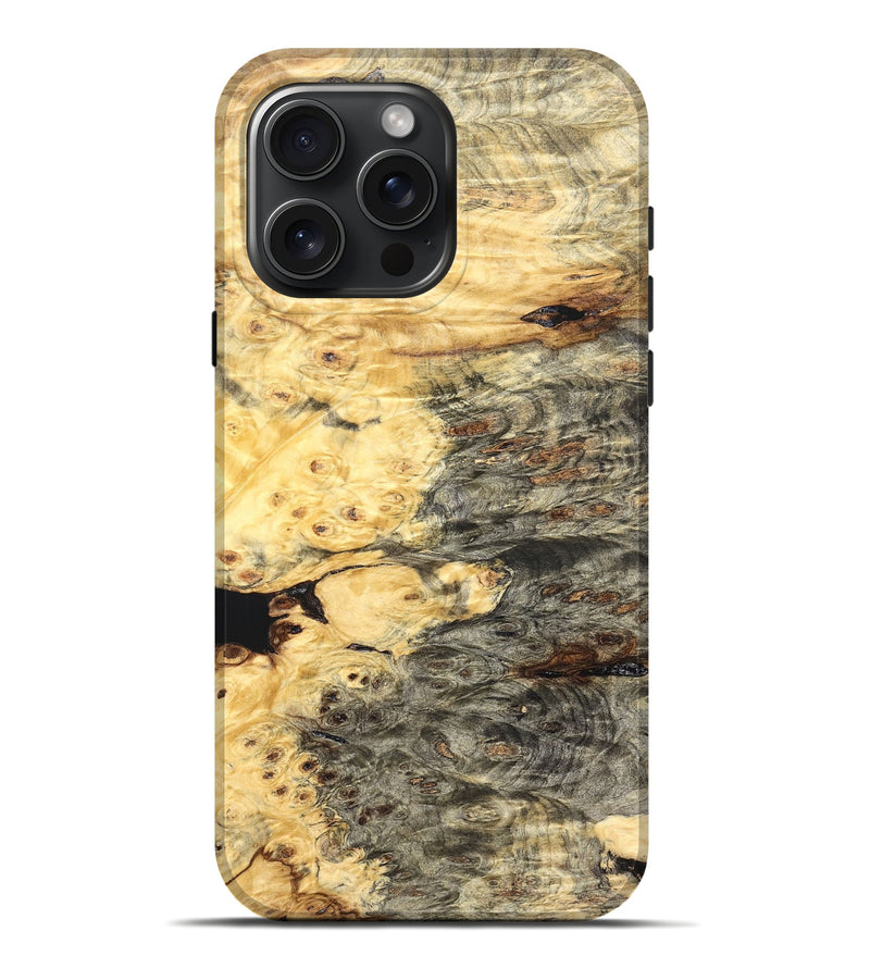 iPhone 16 Pro Max Wood Live Edge Phone Case - Carie (Solid Wood, 826313)
