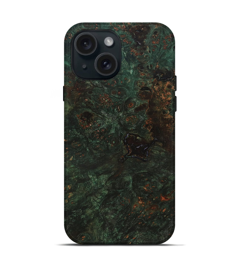 iPhone 15 Wood Live Edge Phone Case - Normand (Solid Wood, 826314)